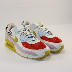 Nike Air Max 90 Patchwork Women Size 8 Multi Color DM8075-100 Sneakers
